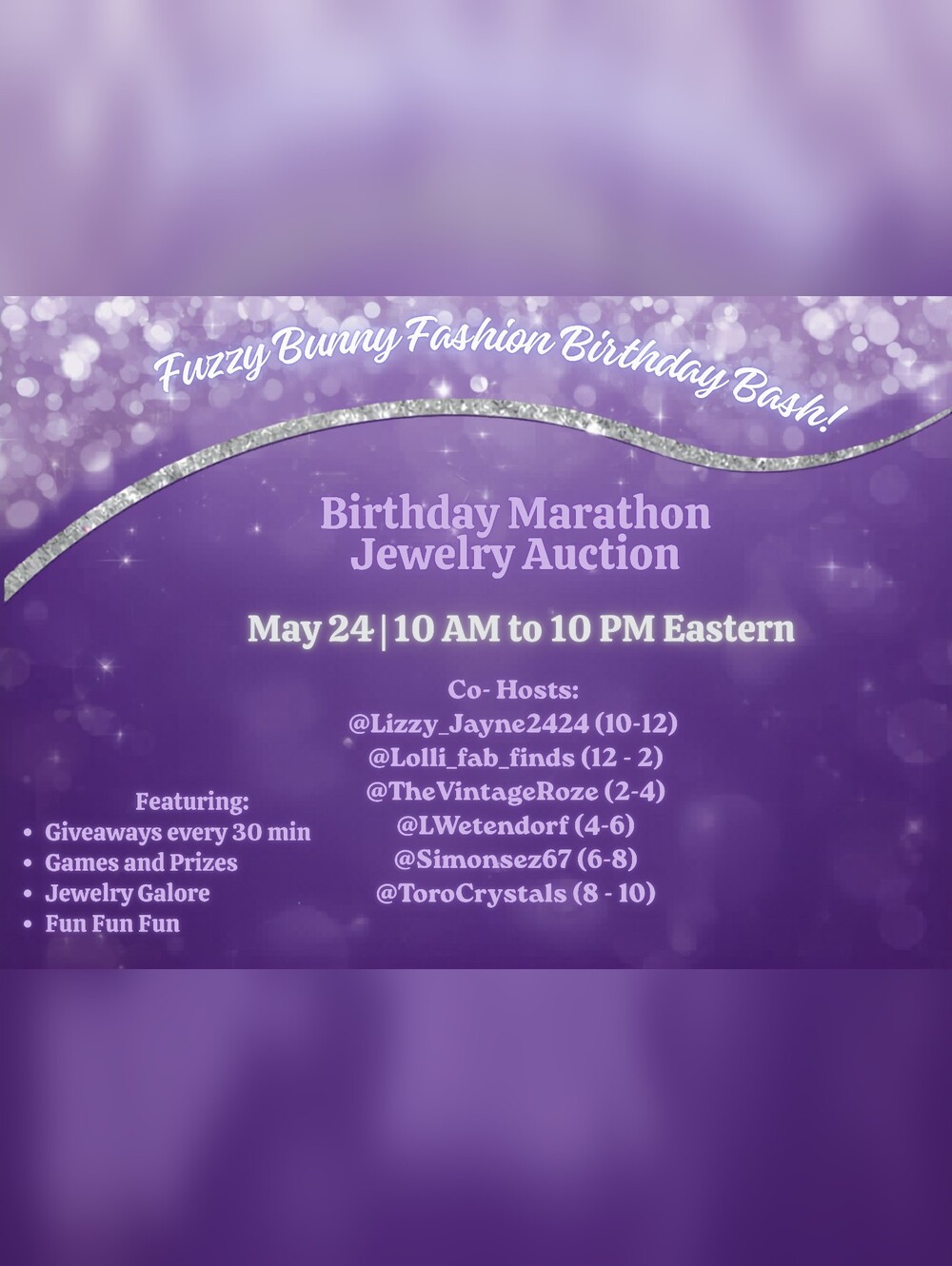 LIKE THIS LISTING TO BE NOTIFIED FOR MY BIRTHDAY BASH